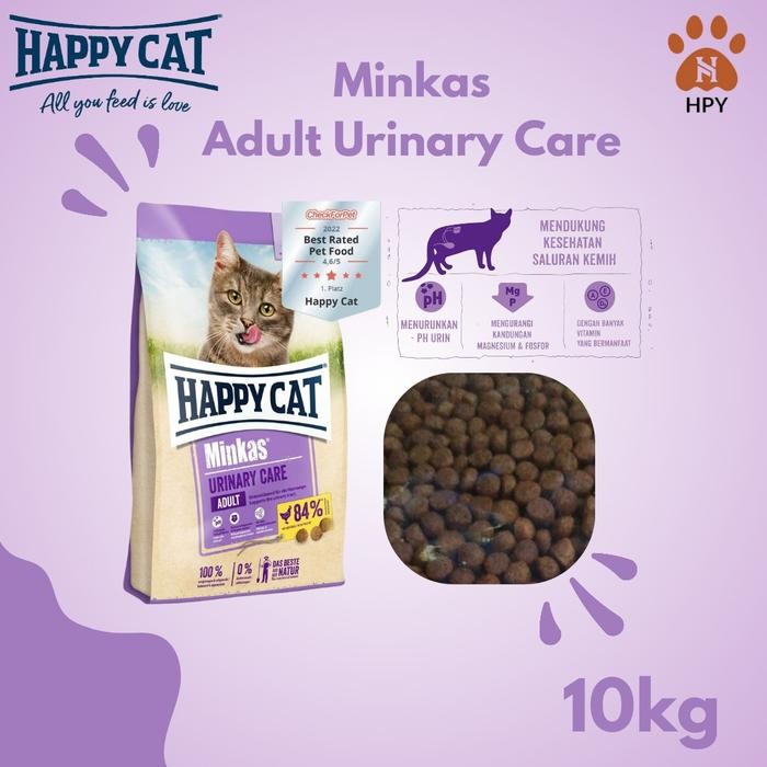Happy Cat Minkas Adult Urinary Care 10kg Happy Cat Minkas Makanan Kucing Dewasa Urinary Care 10kg