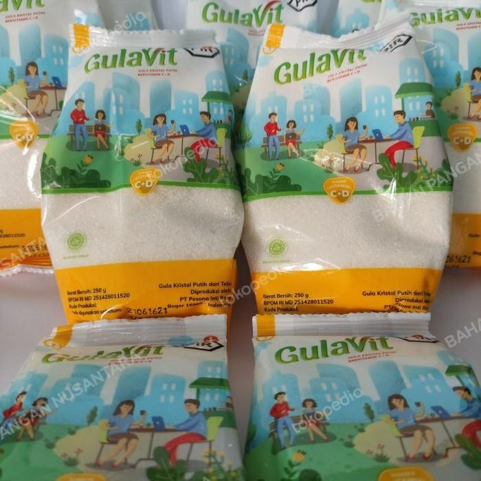 

(Allthebest) Gula Pasir Gulavit 250 Gram Gula Bervitamin