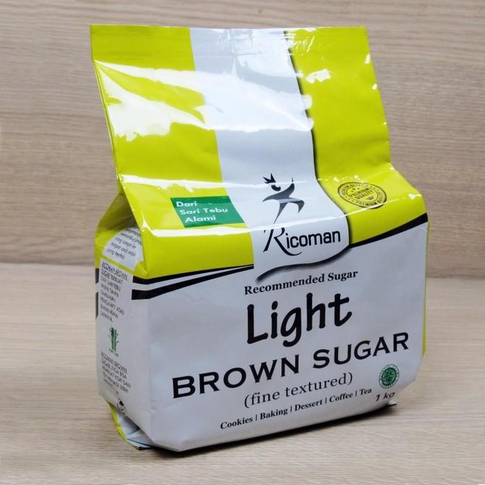 

(Allthebest) Light Brown Sugar Ricoman 1 Kg
