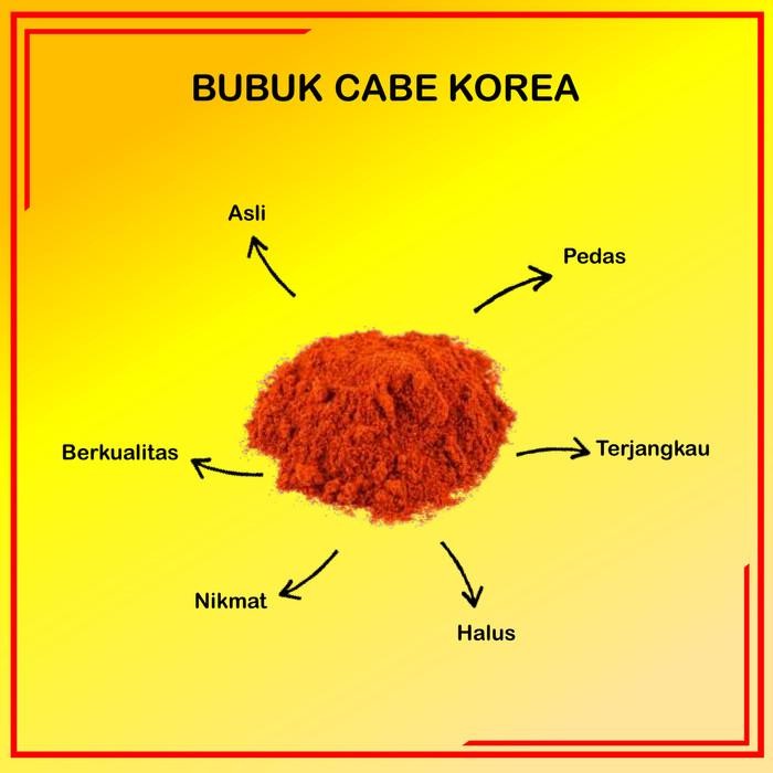 

(Allthebest) BUBUK CABE KOREA HALUS GOCHUGARU 50 GRAM REPACK CHILI POWDER PREMIUM
