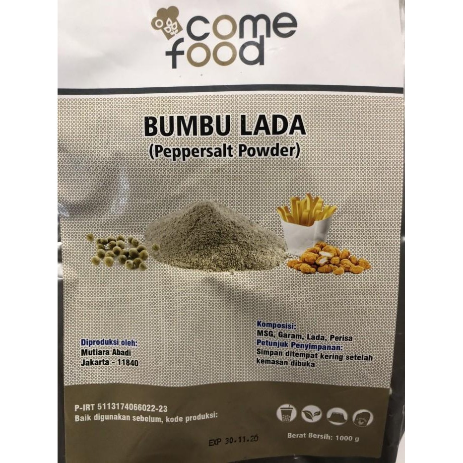 

(Allthebest) Bumbu lada pepper salt powder Come Food / tabur