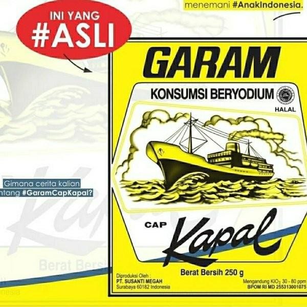 

(Allthebest) Garam Cap Kapal 250 gr /Garam Dapur/Garam Meja