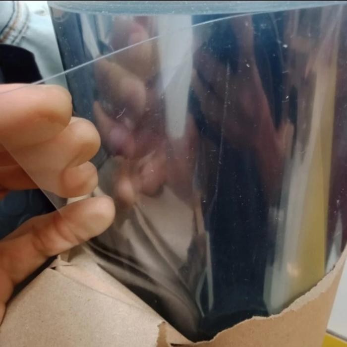 

plastik mika kaku ringit bening 0.30mm