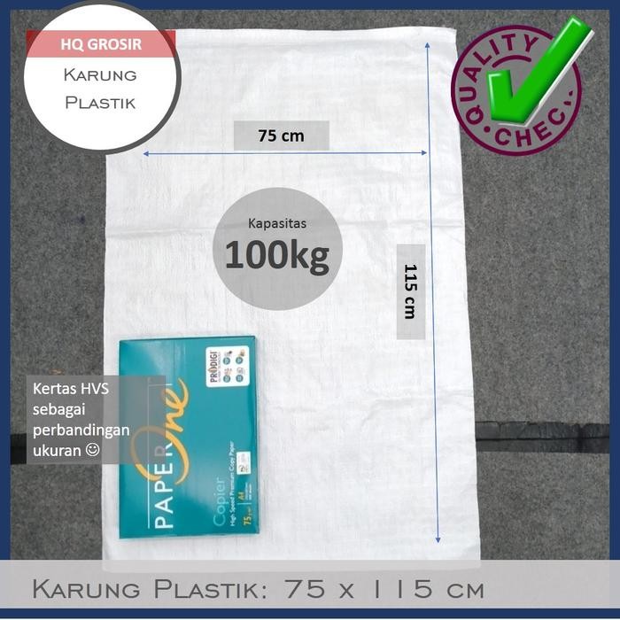 

Karung Plastik Premium Polos 75x115 cm Karung Packing 100Kg MINIMAL ORDER 5