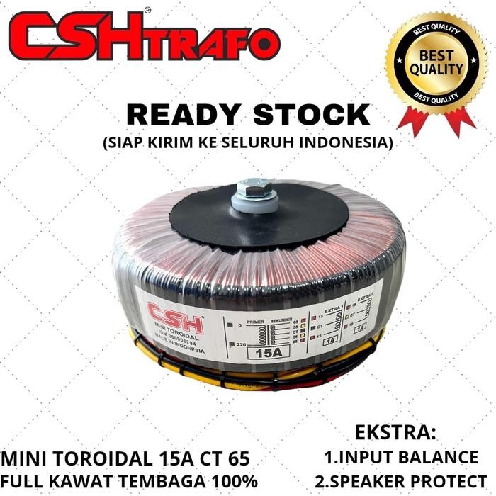 Trafo Mini Toroid CSH 15A CT 65V