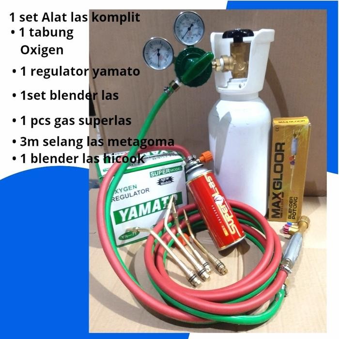 ALAT LAS SET OKSIGEN KOMPLIT