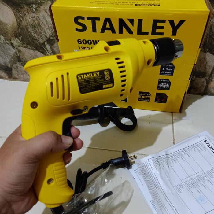 Gercep Mesin Bor Impact Drill Bor Tembok Sdh600 Stanley Sdh 600