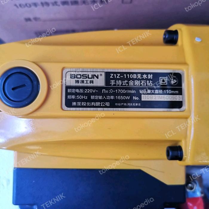 Terbatas Original Mesin Bor Coring Koring Bosun Z1Z - 110T / 4 Inch