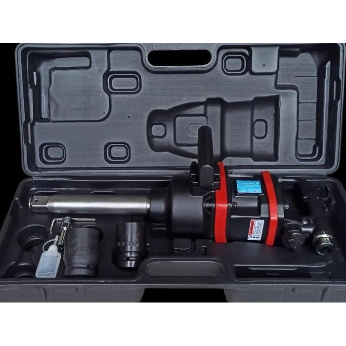 Terbatas Orange Air Impact Wrench 1 Inch Alat Buka Baut Angin 1" Truk Free 2 Mata