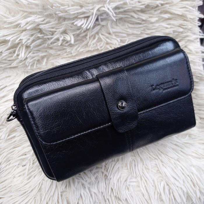 Tas Selempang Pria Kulit Asli Legums Import Tas Pinggang Branded Ori