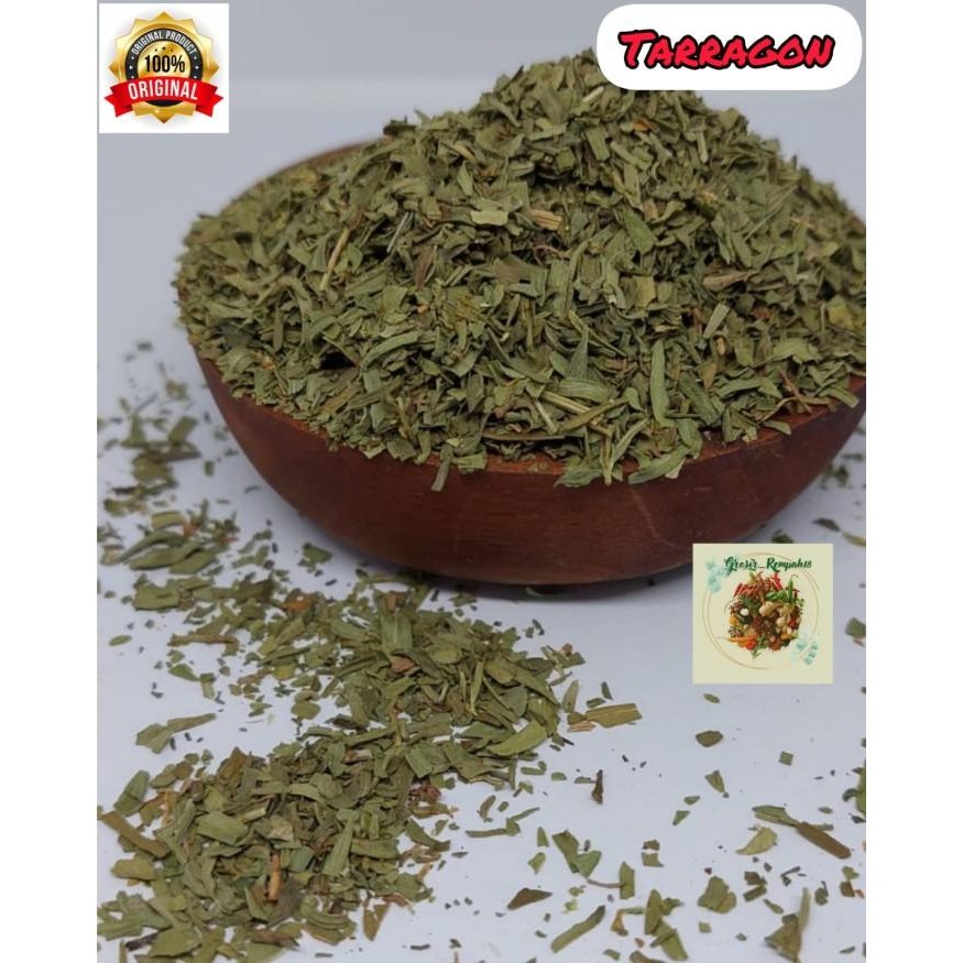 

Daun Tarragon Kering / Taragon / Dried Tarragon Leaves 100GRAM