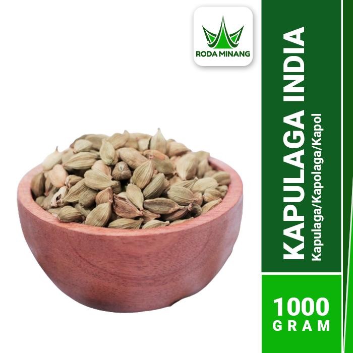 

Kapulaga India Kapolaga Arab Green Cardamon Kapol Hijau Butir Kering Garda Munggu Masak Premium - 1