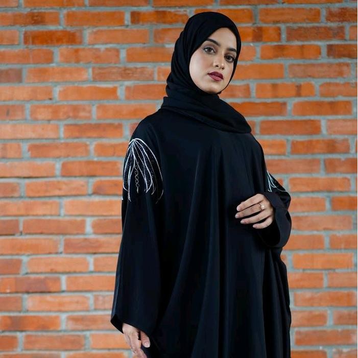 Fathijab Abaya/Gamis/Dress Import Dubai Butterfly
