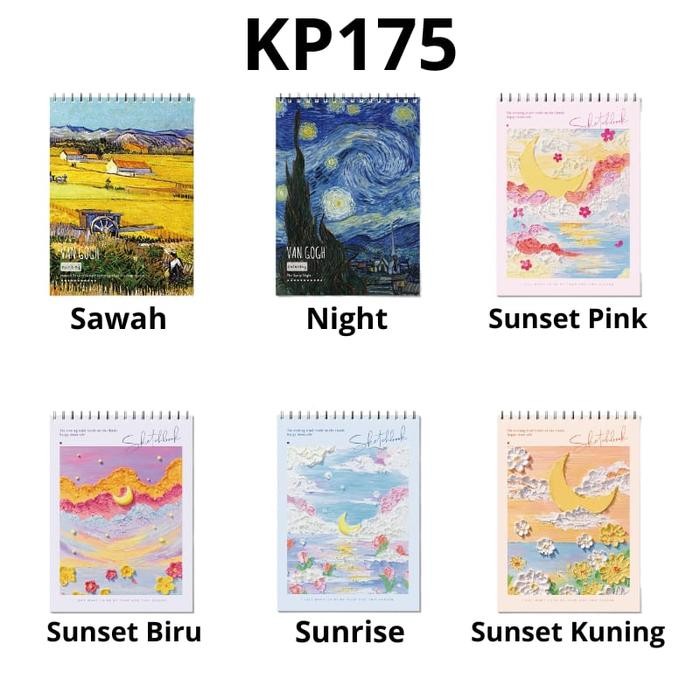 

ID KP175 - SKETCHBOOK A4 AESTHETIC BUKU GAMBAR DRAWING BOOK VERTIKAL JILID SPIRAL 45 HALAMAN