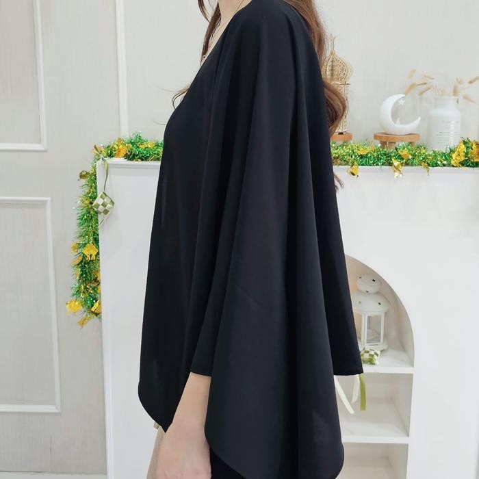 Nagita Outer Luaran Batwing Polos Wanita Lebaran