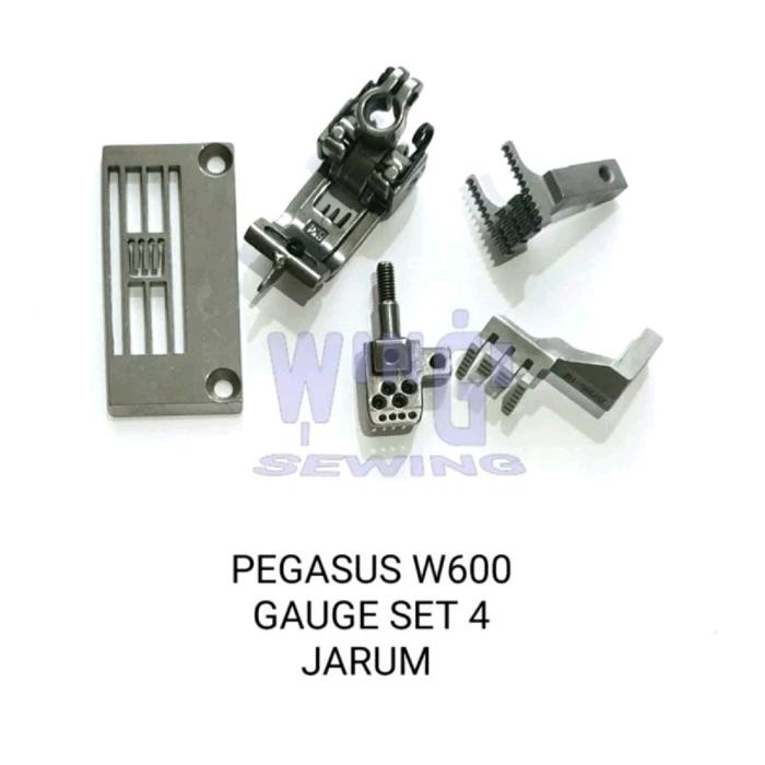 GAUGE SET GETSET MESIN JAHIT OVERDECK TIMPA 4 JARUM