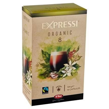 

Expressi Organic Coffee Capsules 16 Pack 124 Gram