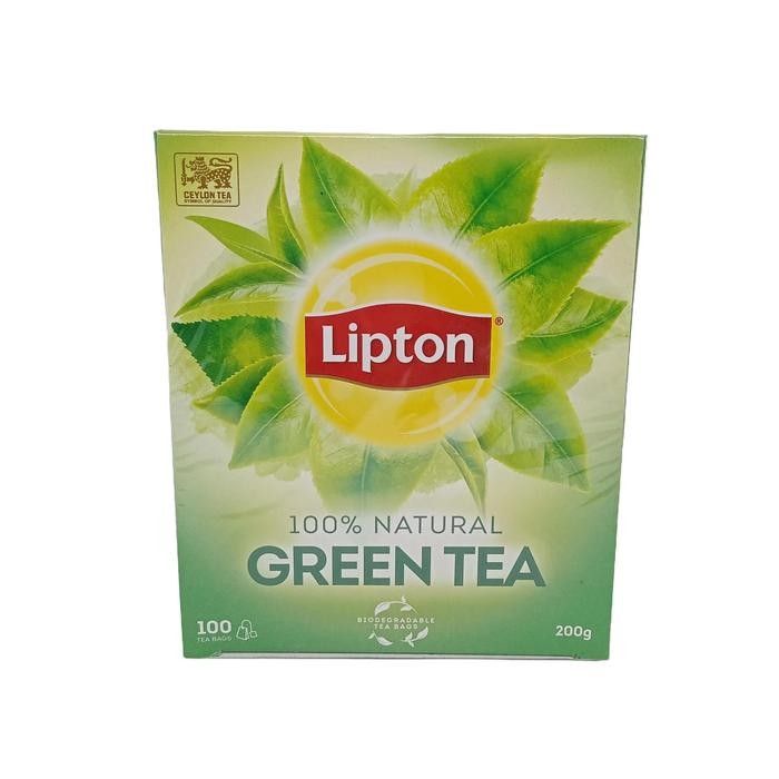 

Teh Lipton 100% Natural Green Tea 100 Bags 200 Gr