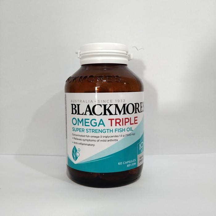 

Blackmores Omega Triple Super Strength Fish Oil 60 Capsules