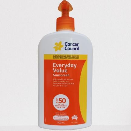 

Cancer Council Everyday Sunscreen Spf50 500Ml