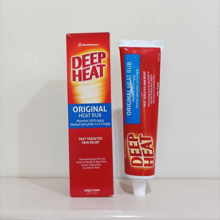 

Mentholatum Deep Heat Original Heat Rub 140Gr