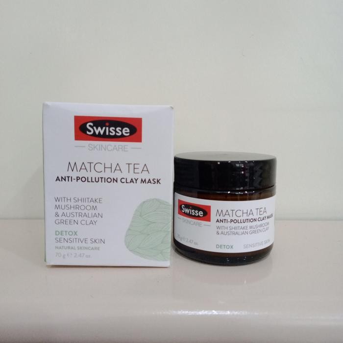

Swisse Skincare Matcha Tea Anti Pollution Clay Mask 70 Gram