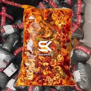 

250g basreng mix kerupuk seblak campur cemilan pedas sagala aya