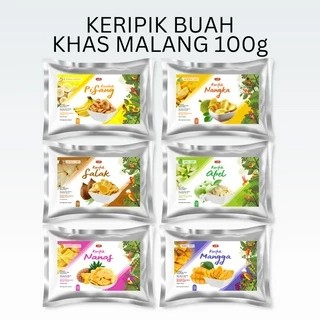 

Keripik Buah Nangka Apel Nanas Salak Mangga Pisang Kripik Buah Malang 100 gr Barin