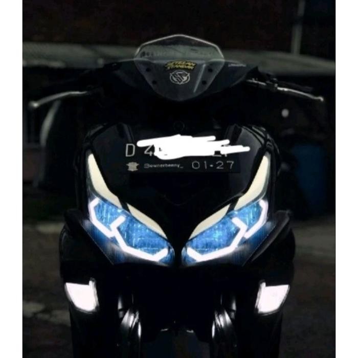alis lampu hexagon BMW aerox 155 new nvx v2 -Dunia Variasi jose motosport Kabel Motor Motorcycle