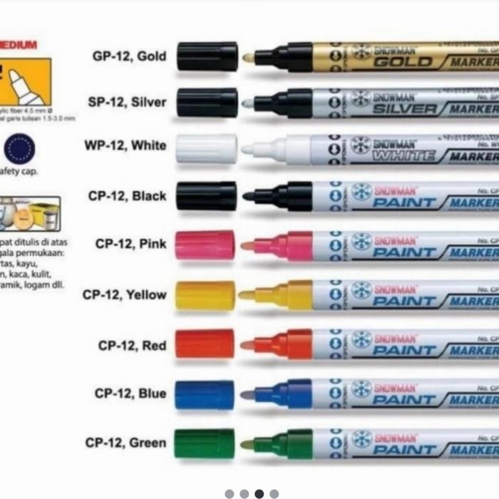 

New SPIDOL PAINT MARKER SNOWMAN