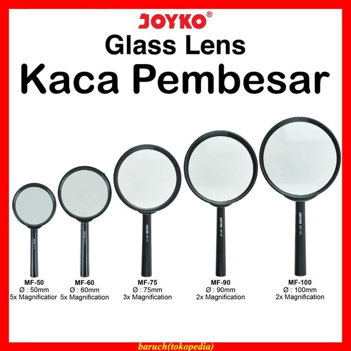 

New Kaca Pembesar Magnifier Joyko MF Magnifying Glass Lens Lup Suryakanta