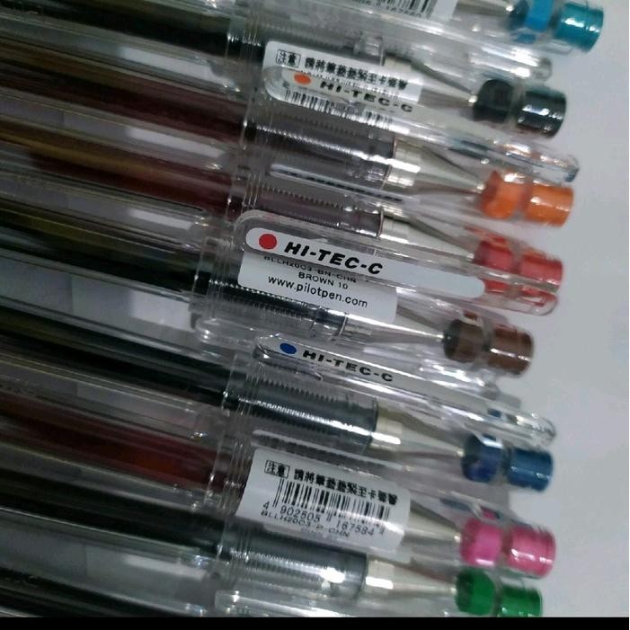 

New ECER PEN HITEC PILOT C 0.25 0.3 0.4 MM HI TEC HITECH PEN MAKNA