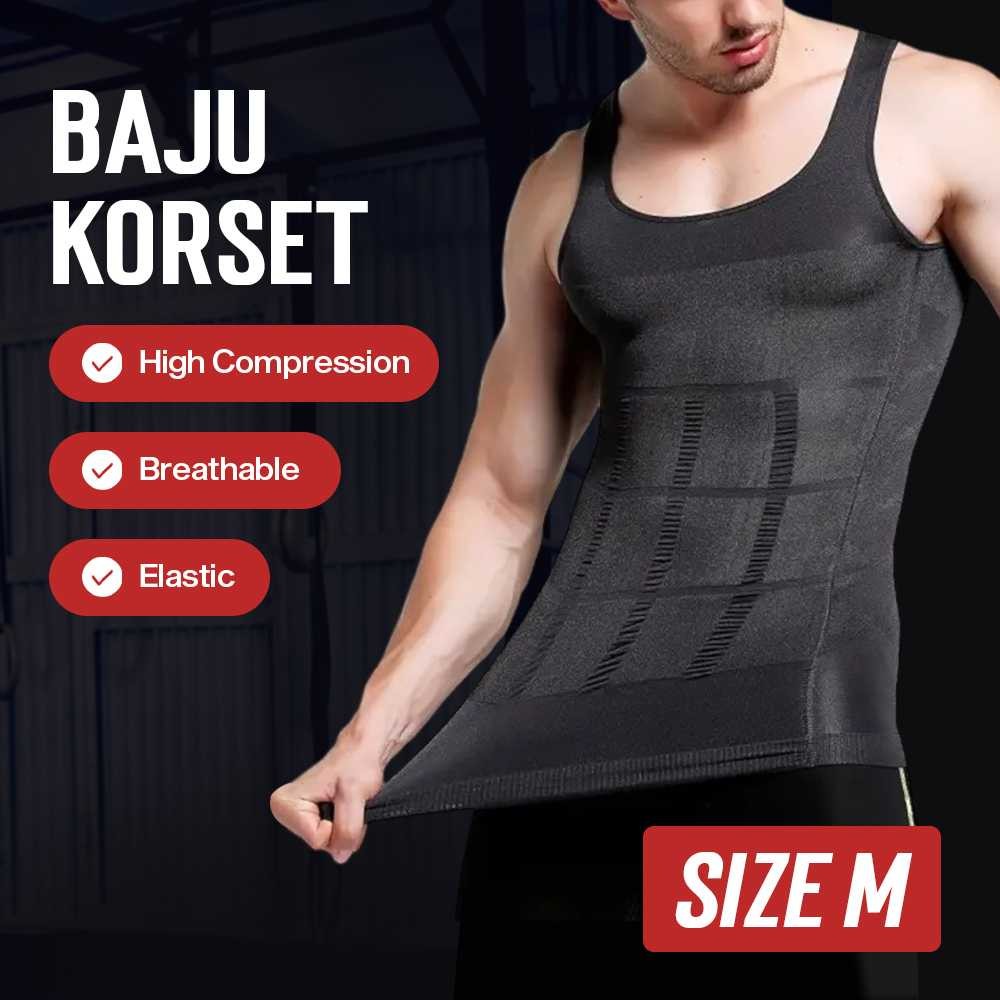 Cxzd Baju Singlet T-Shirt Korset Pembentuk Tubuh Body Shaper - Yb-76