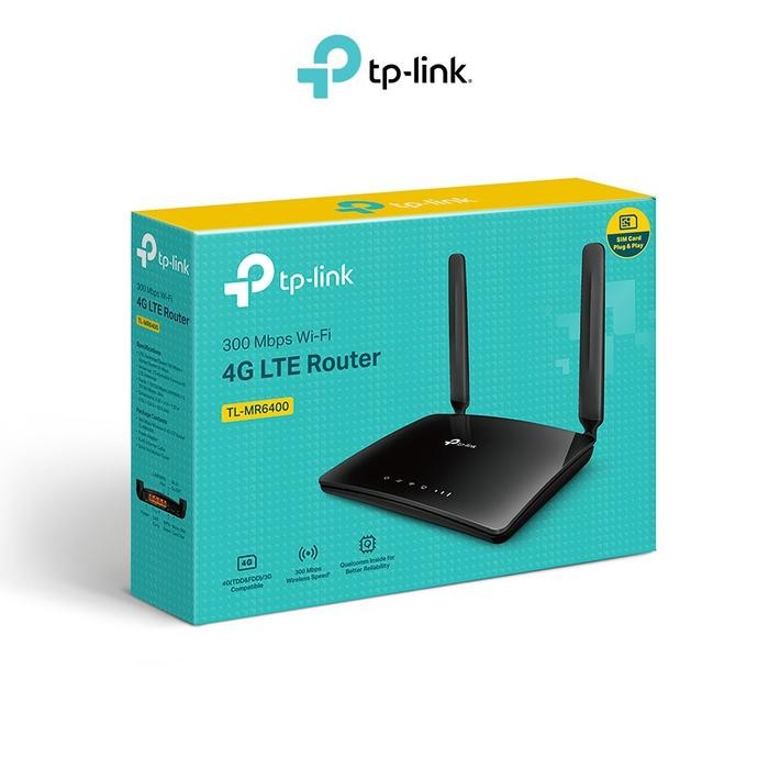 ID'' TP-LINK TL-MR6400 WIFI ROUTER MODEM WIFI 4G UNLOCK ALL OPERATOR