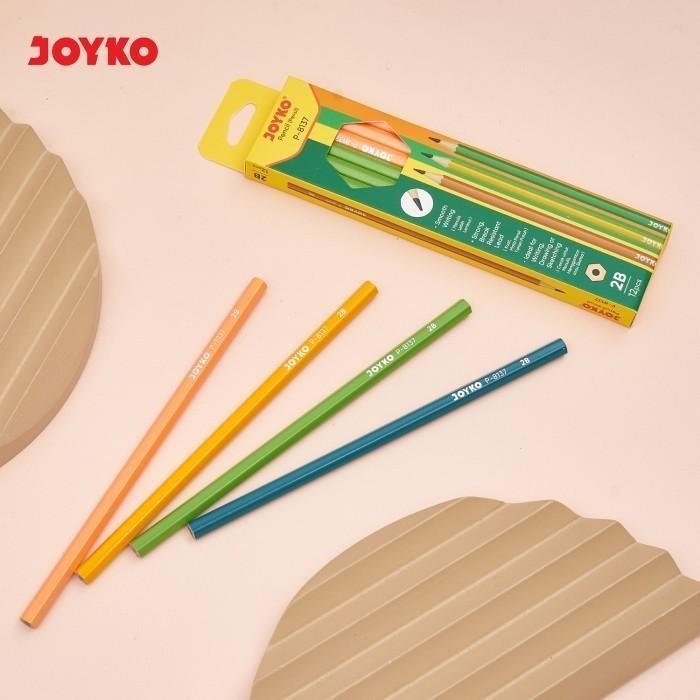 

New Pencil Pensil Joyko P-8137 2B 1 Box 12 Pcs