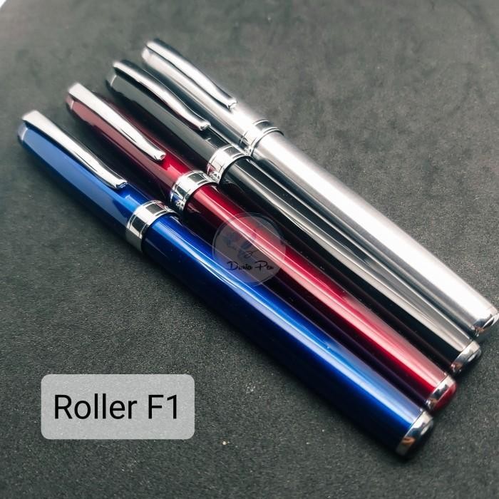 

New Rollerball F1 elegant, Pen metal ekslusif, tanpa Box