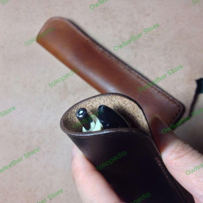 New Leather Pen Case - Single Pen