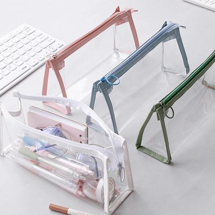 

New Tepak Pensil Segitiga / Triangle Pencil Case Aesthetic Estetik Sekolah