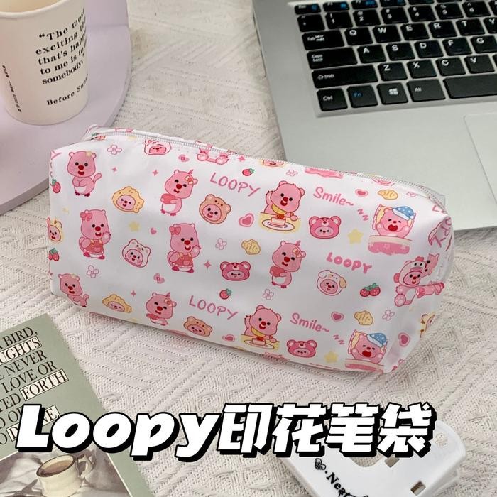 

New Kotak Pensil Pouch Multifungsi KOREAN PENCIL CASE 02 Edition Gwiyeo Pencil Case Stationery Bag