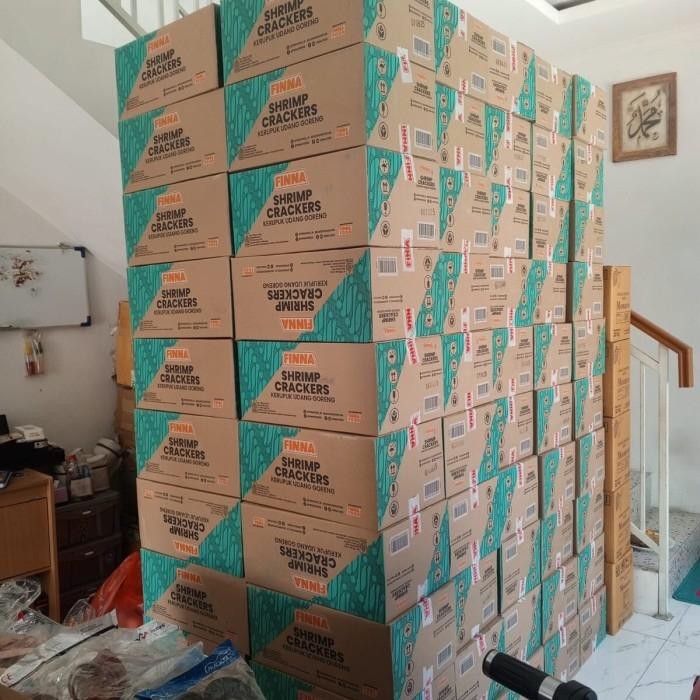 

Baru Kerupuk Udang Finna Siap Makan 1 Dus / 120pcs Crackers Snack Makanan Camilan Food Instan