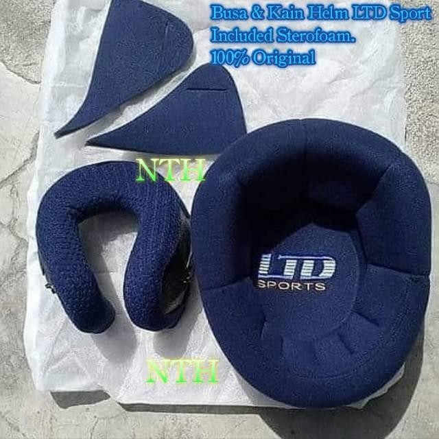 Busa Kain Sterofoam Helm LTD Sport 1 Set Original