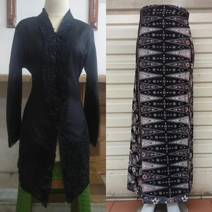 Kebaya Encim Dewasa Setelan Bawahan Rok Tumpal Kebaya Encim Betawi