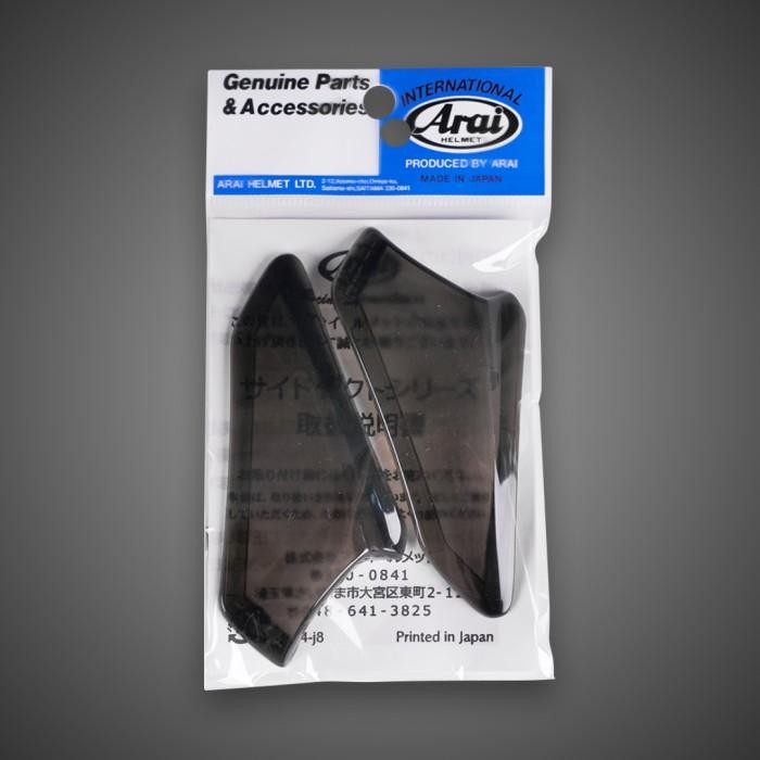 ARAI SIDE DUCT 6 Side Vent (5977) SMOKE untuk RX7X SZ Ram 4 dll Original