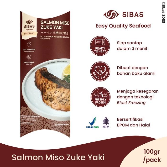 

Baru Salmon Miso Zuke Yaki Frozen 1 Pcs Ikan Panggang ala Jepang
