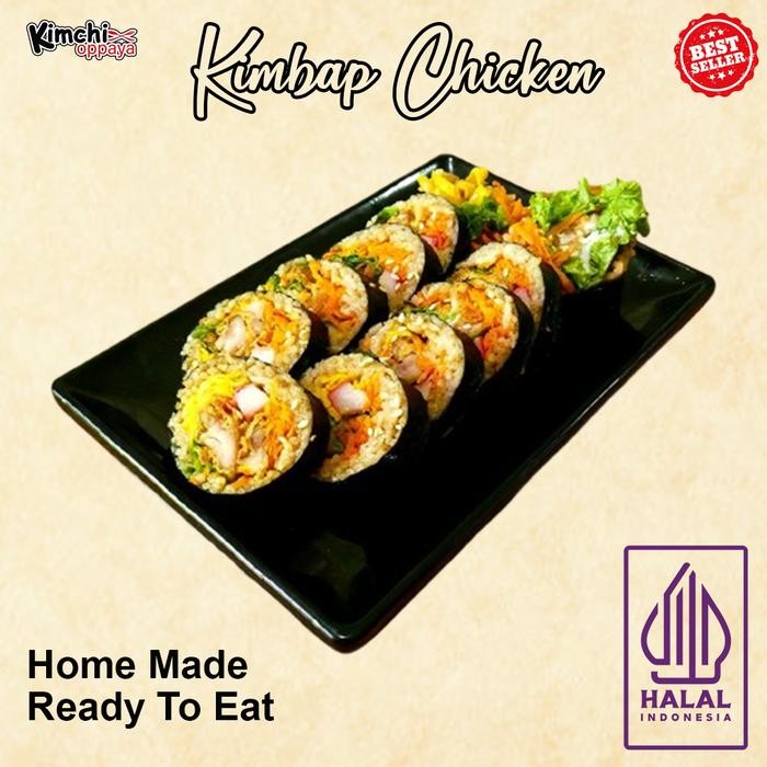 

Baru Kimbab Chicken Mayo Sushi Korea 10-11 Potong Halal