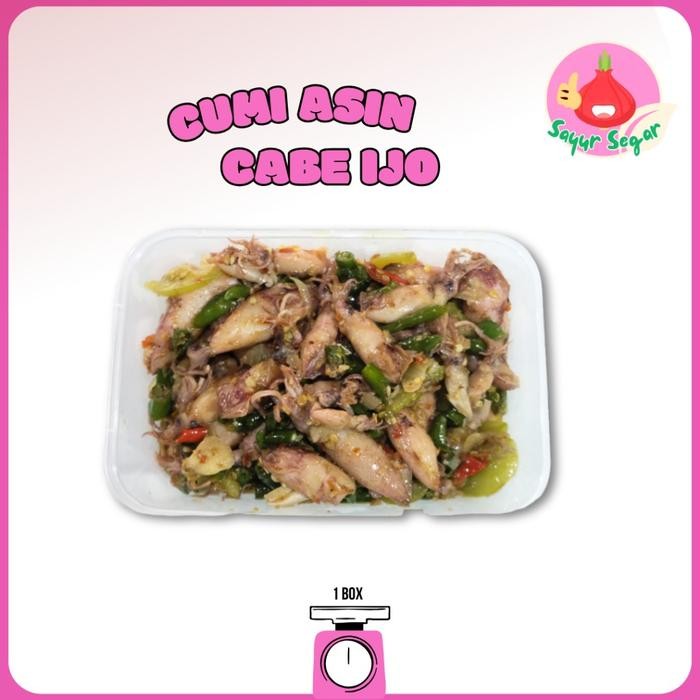 

Baru Cumi Asin Cabe Ijo Bawang Bagus 250gr