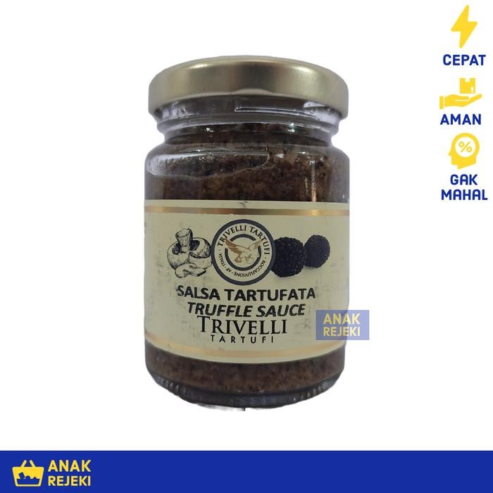 

Trivelli Truffle Sauce Tartufata 90gr - Tartufi Saus Truffle Hitam