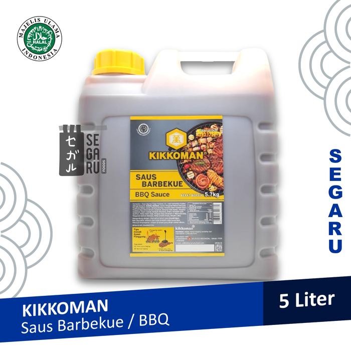 

Kikkoman BBQ Barbeque Sauce Saus Barbekue Halal Jerigen 5 Liter
