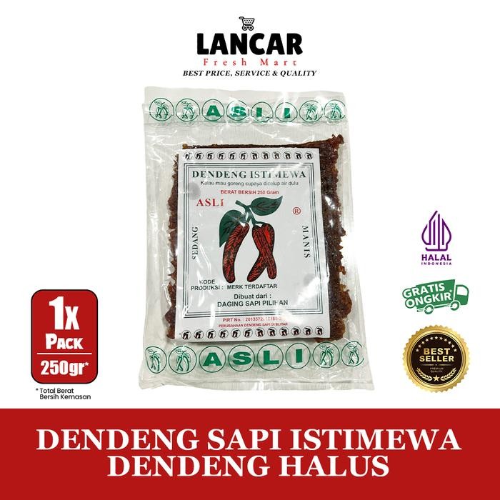 

Baru Dendeng Sapi Cap Cabe Istimewa 250gr
