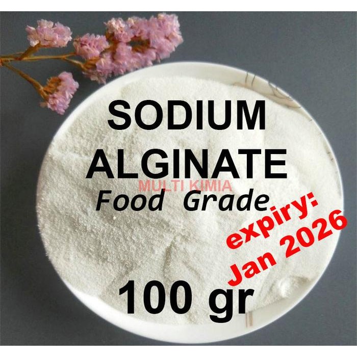

Baru Sodium Alginate Pengental Makanan 100gr